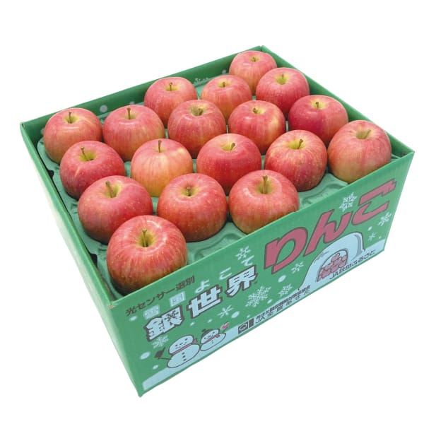 秋田県産 JA秋田ふるさと ふじりんご 10kg(32玉〜40玉)【お届け期間:12月5日〜12月28日】【MK】　商品画像1