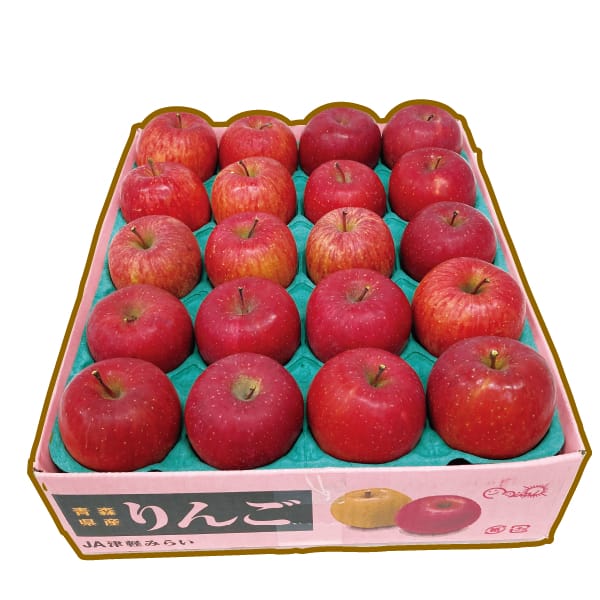 青森県産 JA津軽みらい 横浜三ツ星りんごB 5kg (16玉〜20玉)【お届け期間:12月5日〜12月28日】【MK】　商品画像1