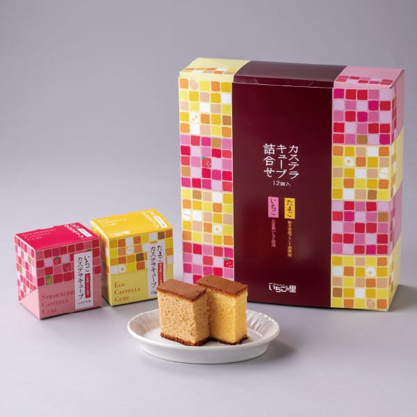 栃木 いちごの里ファーム カステラキューブ詰め合わせ 【冬の贈りもの・お歳暮】【KN】 商品画像1