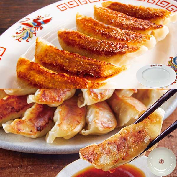 大阪王将 餃子2種セット(餃子皿・たれ皿付)【限定300点】(L8399)【ブラックフライデー】【サクワ】　商品画像1