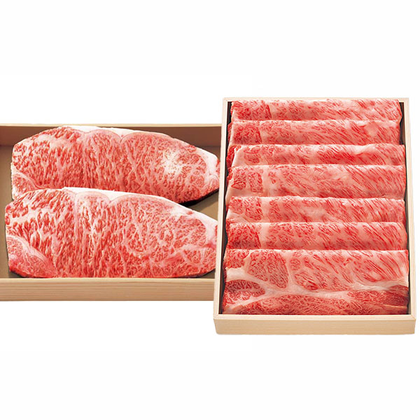 宮城県産 仙台牛食べ比べ800g(ローススライス400g、サーロインステーキ200g×2)【ブラックフライデー】　商品画像1