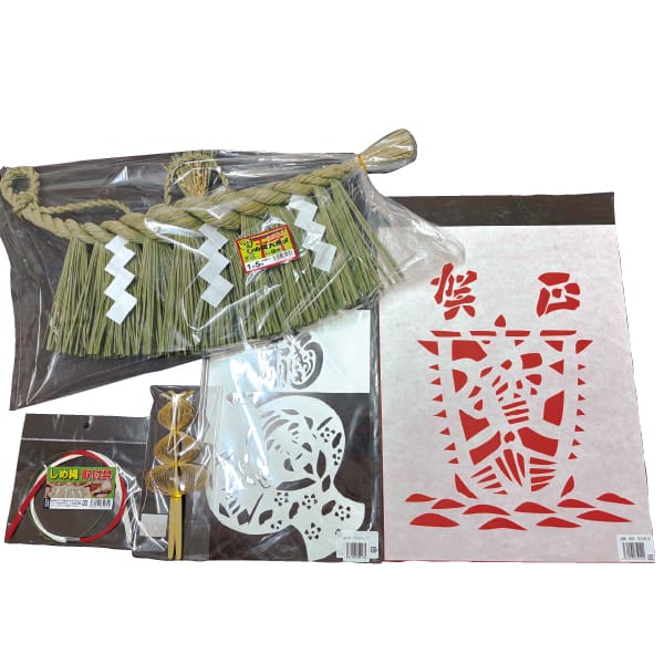 新潟 しめ縄大黒〆1.5尺 神棚飾り一式【お届け期間:12月5日〜12月20日】【ブラックフライデー】【KN】　商品画像1