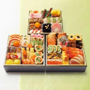 京・料亭わらびの里 和洋料亭おせち三段重【3人前・42品目】【イオンのおせち】