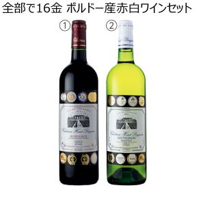 全部で16金 ボルドー産赤白ワインセット 【夏ギフト・お中元】 [G5-RR2]