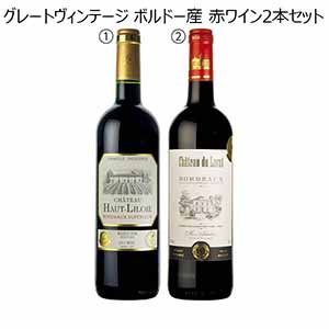グレートヴィンテージ ボルドー産 赤ワイン2本セット 【冬ギフト・お歳暮】 [GB-RR2]