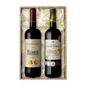 木箱入りボルドー産 赤ワインセット【冬の贈りもの・お歳暮】[BX-RR2]