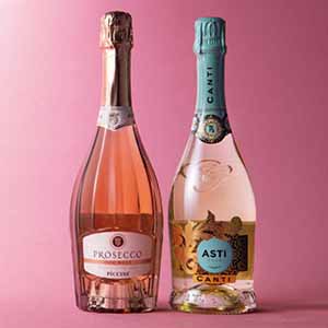 見た目もゴージャスイタリアスパークリングワインセット【冬の贈りもの・お歳暮】[IS-RB2]
