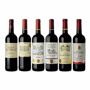 ボルドー産 赤ワイン6本セット【夏の贈りもの・お中元】[BB3-RR6]