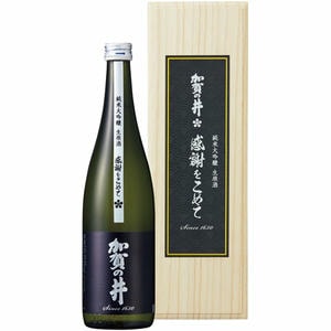 加賀の井酒造 越後加賀の井 純米大吟醸生原酒「感謝をこめて」木箱入り【父の日】