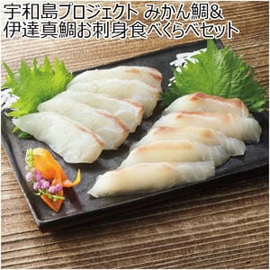 宇和島プロジェクト みかん鯛＆伊達真鯛お刺身食べくらべセット【冬の贈りもの・お歳暮】