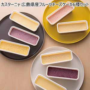 カスターニャ 広島県産フルーツチーズケーキ6種セット 【父の日】