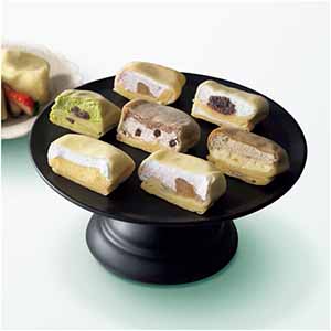 和田又 手包みもちっとクレープ 9個【父の日】