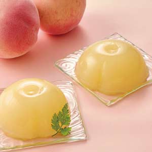 京竹風庵 岡山清水白桃ゼリー【夏の贈りもの・お中元】[PCH-30P]