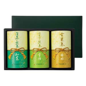 芳香園製茶 農林水産大臣賞受賞茶師監修 産地銘茶詰合せ【冬の贈りもの・お歳暮】[NEL-50]