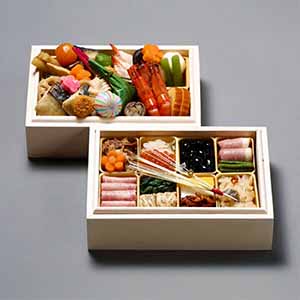金沢迎賓館 金茶寮 ミニおせち 二段重【2人前・34品目】【イオンのおせち】