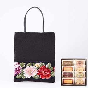 和歌山県シェニール織手提げ＆ガトーセレクション [PAN-09]【母の日】