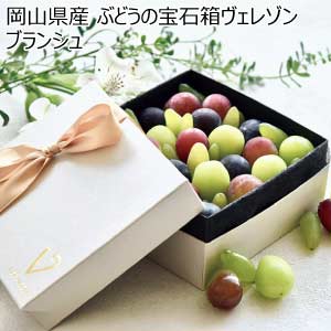 岡山県産 ぶどうの宝石箱ヴェレゾンブランシュ(お届け期間：7/21〜8/15)【夏の贈りもの・お中元】