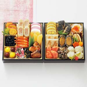 トップバリュ 和風二段重「和」(なごみ)【2〜3人前・28品目】【イオンのおせち】