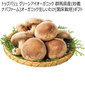 トップバリュ グリーンアイオーガニック 群馬県産(妙義ナバファーム)オーガニック生しいたけ(菌床栽培)ギフト(お届け期間：11/11〜12/21)【冬の贈りもの・お歳暮】