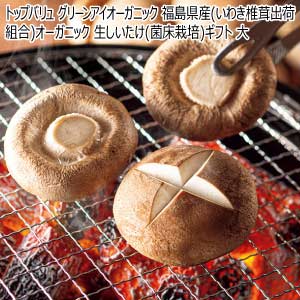 トップバリュ グリーンアイオーガニック 福島県産(いわき椎茸出荷組合)オーガニック生しいたけ(菌床栽培)ギフト 大【夏の贈りもの・お中元】