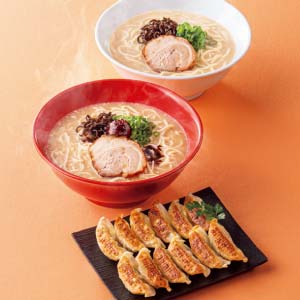 博多「一風堂」 とんこつラーメンと博多ひとくち餃子【冬の贈りもの・お歳暮】[B29-5]