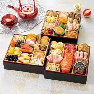 ホテルニューオータニ 和洋中三段重【3〜4人前・45品目】【イオンのおせち】