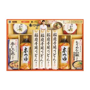 キッコーマン濃いだし本つゆ＆稲庭うどんバラエティギフト【冬の贈りもの・お歳暮】[MIU-50]
