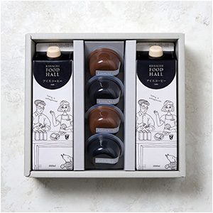 KIHACHI FOOD HALL アイスコーヒー＆コーヒーゼリー・カフェオレプリン詰合せ【父の日】