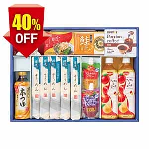 そうめん＆飲料バラエティギフト【夏の贈りもの・お中元】[KSI-60AS]