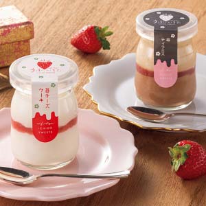 うふ、いちご。 苺ティラミス＆苺チーズケーキ【冬の贈りもの・お歳暮】[UI001]