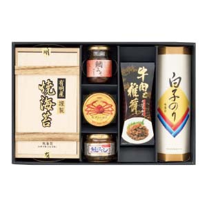 紅ずわいがに＆有明産焼海苔＆白子のりバラエティギフト【冬の贈りもの・お歳暮】[YSN-50S]