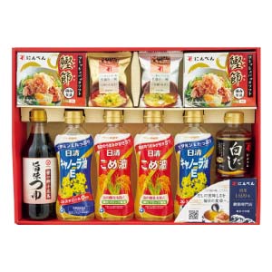 にんべん＆日清オイルバラエティギフト【冬の贈りもの・お歳暮】[MAI-50S]