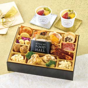 東京青山「KIHACHI」監修 KIHACHI FOOD HALL オードブル＆パフェアイス【2人前・21品目＋パフェアイス】【イオンのおせち】