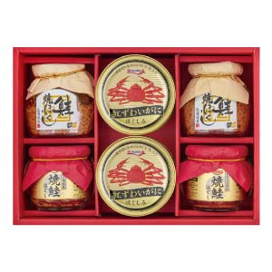 キョクヨー紅ずわいがに＆鮭ほぐしバラエティギフト【冬の贈りもの・お歳暮】[KMH-50AX]