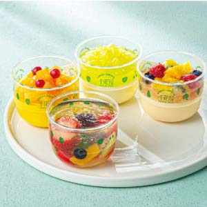 京橋千疋屋 フルーツデザートセット4個入【夏の贈りもの・お中元】[2025-S]