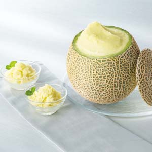 京橋千疋屋 ロイヤルマスクメロンシャーベット(化粧箱入)【冬の贈りもの・お歳暮】[2240]