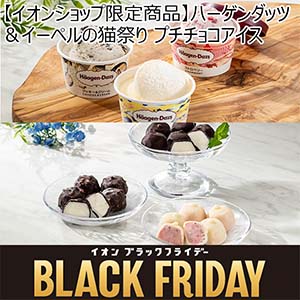 【イオンショップ限定商品】ハーゲンダッツ＆イーペルの猫祭り プチチョコアイス【限定1500点】[A-HEP-AE]【ブラックフライデー】