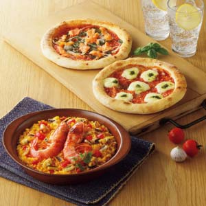 森山ナポリ ピザ＆パエリア3点セット【冬の贈りもの・お歳暮】