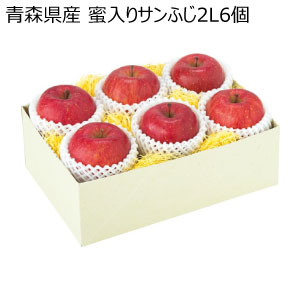 青森県産 蜜入りサンふじ2L6個(お届け期間：11/25〜12/28)【冬の贈りもの・お歳暮】