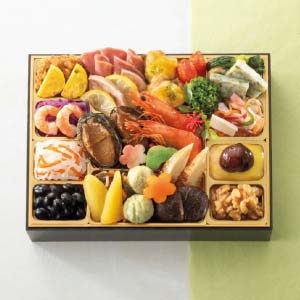 「や満文 青木庵」 和洋一段「寿」(ことぶき)【1〜2人前・29品目】【イオンのおせち】