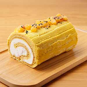 十勝トテッポ工房 スイートポテトロールケーキ1個【おいしいお取り寄せ】