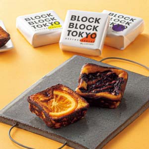 BLOCK BLOCK TOKYO カシスオレンジMIXバスクチーズケーキBB3種 8個【冬の贈りもの・お歳暮】