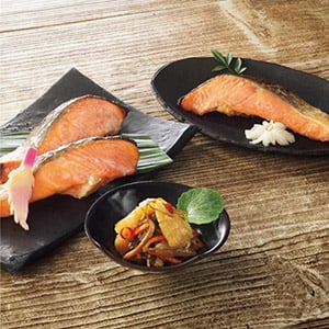能水商店 魚醤仕込み 佐渡サーモン3種・松前漬けセット【夏の贈りもの・お中元】[G-001]