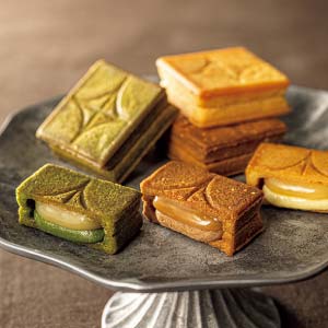プレスバターサンド バターサンド3種詰合せ〈栗・宇治抹茶〉【冬の贈りもの・お歳暮】[KU-12]