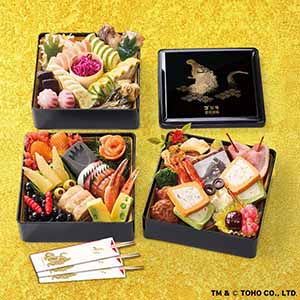 デアゴスティーニ ゴジラおせち2026【2〜3人前・42品目】【イオンのおせち】