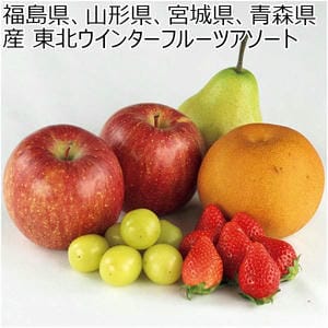 福島県、山形県、宮城県、青森県産 東北ウインターフルーツアソート(お届け期間：11/21〜12/31)【冬の贈りもの・お歳暮】