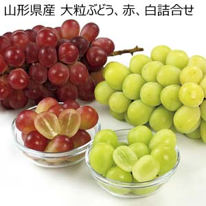山形県産 大粒ぶどう、赤、白詰合せ(お届け期間：10/26〜12/15)【冬の贈りもの・お歳暮】