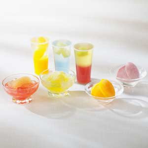 ラ・メゾン白金 2層のフルーツゼリー&凍らすシャーベットギフト【夏の贈りもの・お中元】[Z＆S]