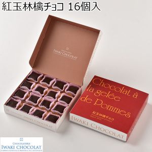 いわきチョコレート 紅玉林檎チョコ 16個入【おいしいお取り寄せ】