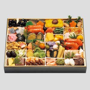 金澤ぜにや 和風一段重「福翔」【3〜4人前・48品目】【イオンのおせち】